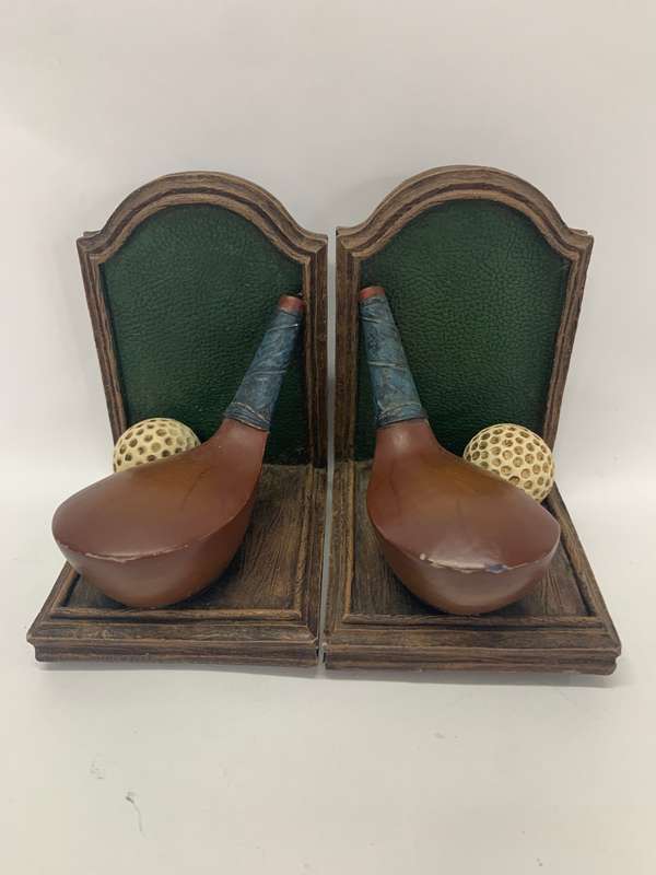Golfing Book Ends