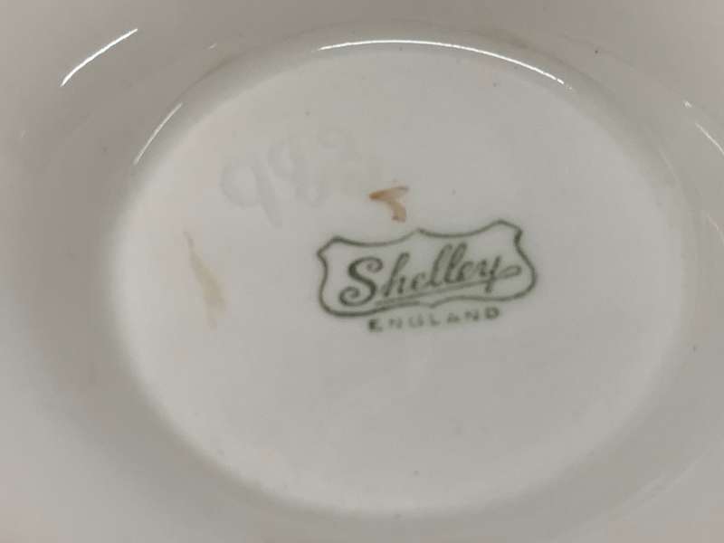 Shelley Art Deco Harmony Pattern Vases