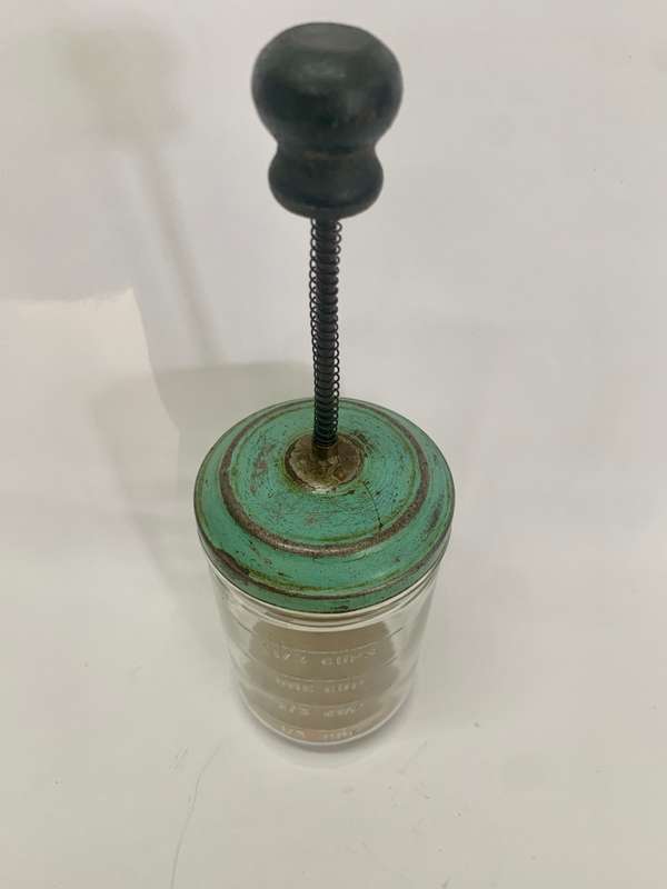 Vintage Kitchen Hand Food Chopper by Hazel Atlas