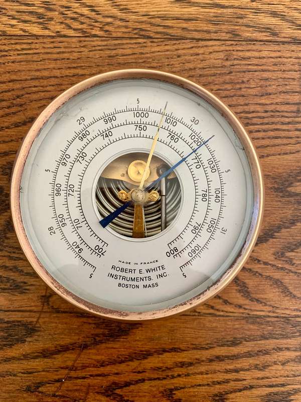 Brass Barometer Robert White Instruments