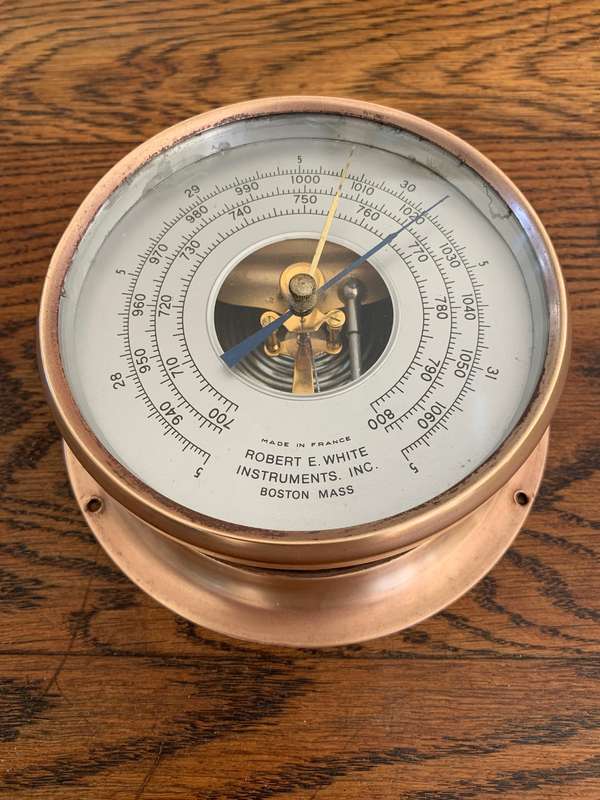 Brass Barometer Robert White Instruments