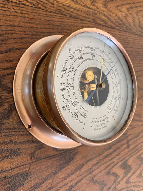 Brass Barometer Robert White Instruments