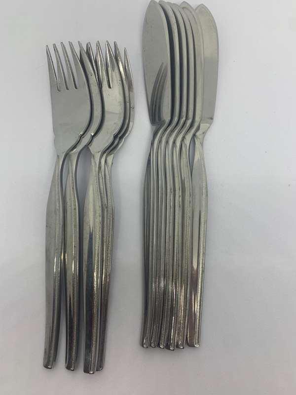 Koba Stainless Japan Fish Knives & Forks