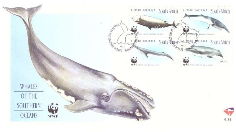 RSA no 6.88 - 1998 Whales of the Southern Oceans Worldwide - WWF