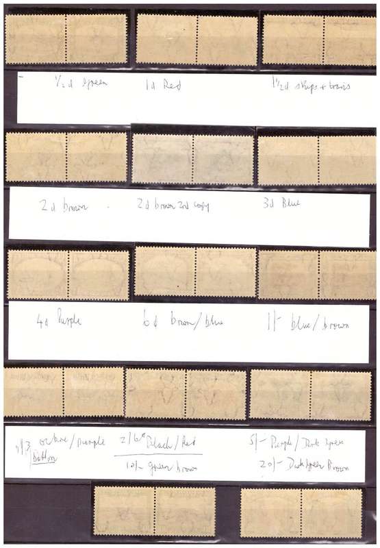 SWA - 15th  March 1931 First Pictorials mostly MNH, includes additional trains cv R250
