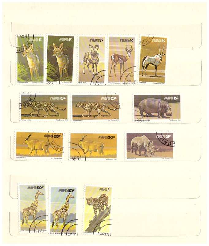 SWA black album-stockbook 1963 to 1980 UMM sets