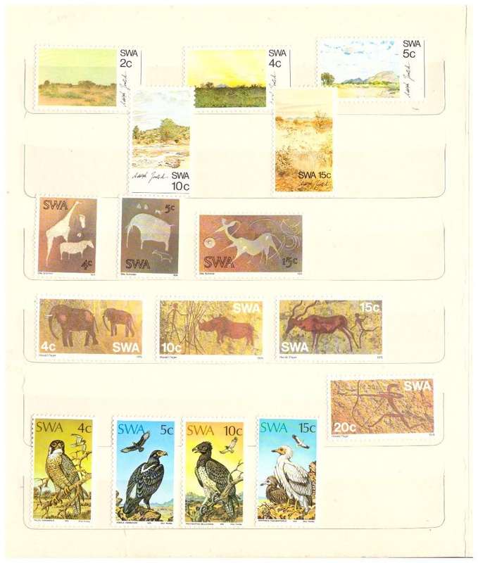 SWA black album-stockbook 1963 to 1980 UMM sets