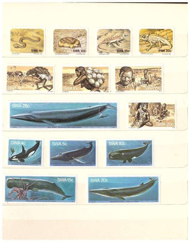 SWA black album-stockbook 1963 to 1980 UMM sets