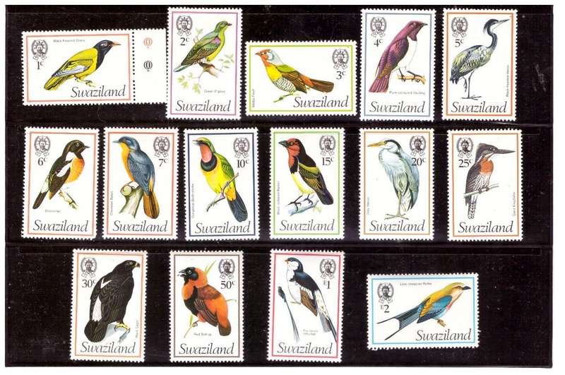 Swaziland - 1976 Birds Definative MNH