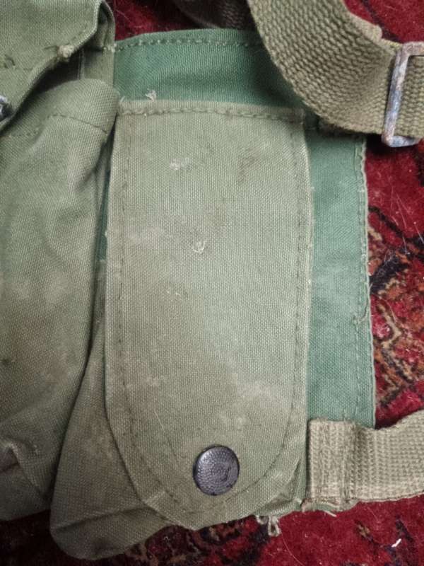 Rhodesia Bush War Military Webbing 6 Pouches