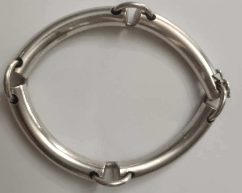 DENMARK STERLING SILVER 925S BRACELET 'JENS ASBY" 8 X 200MM (PREVIOUSLY SOLD ON-LINE US$683)