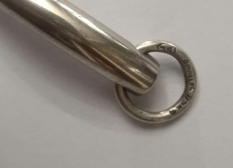 DENMARK STERLING SILVER 925S BRACELET 'JENS ASBY" 8 X 200MM (PREVIOUSLY SOLD ON-LINE US$683)