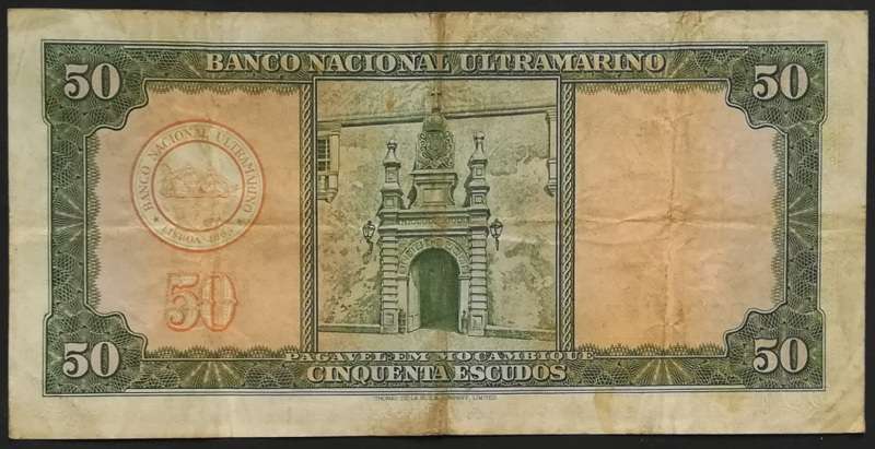 MOZAMBIQUE 1958 50 ESCUDOS