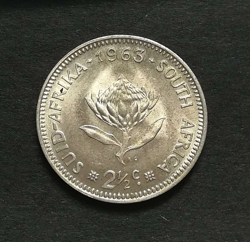 REPUBLIC 1963 2.5 CENTS *EXCELLENT*