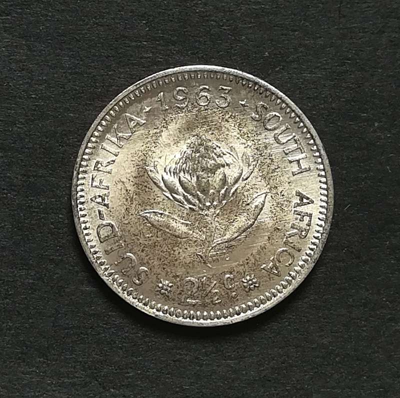 REPUBLIC 1963 2.5 CENTS *EXCELLENT*