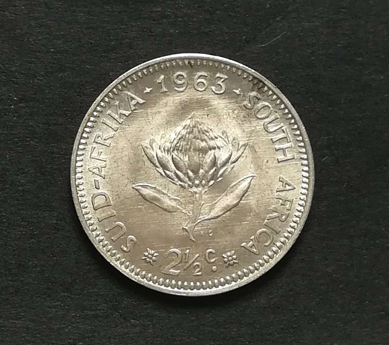 REPUBLIC 1963 2.5 CENTS *EXCELLENT*