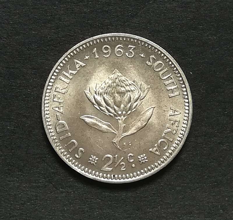 REPUBLIC 1963 2.5 CENTS *EXCELLENT*
