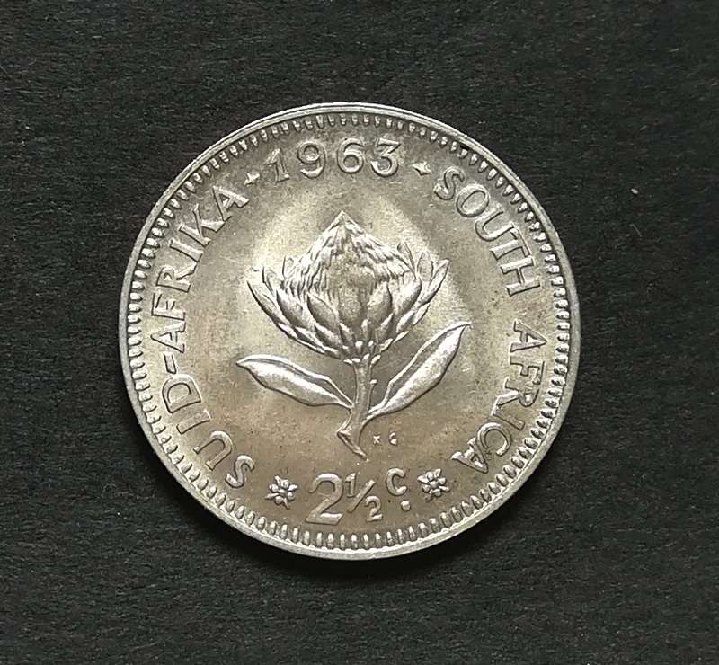 REPUBLIC 1963 2.5 CENTS *EXCELLENT*