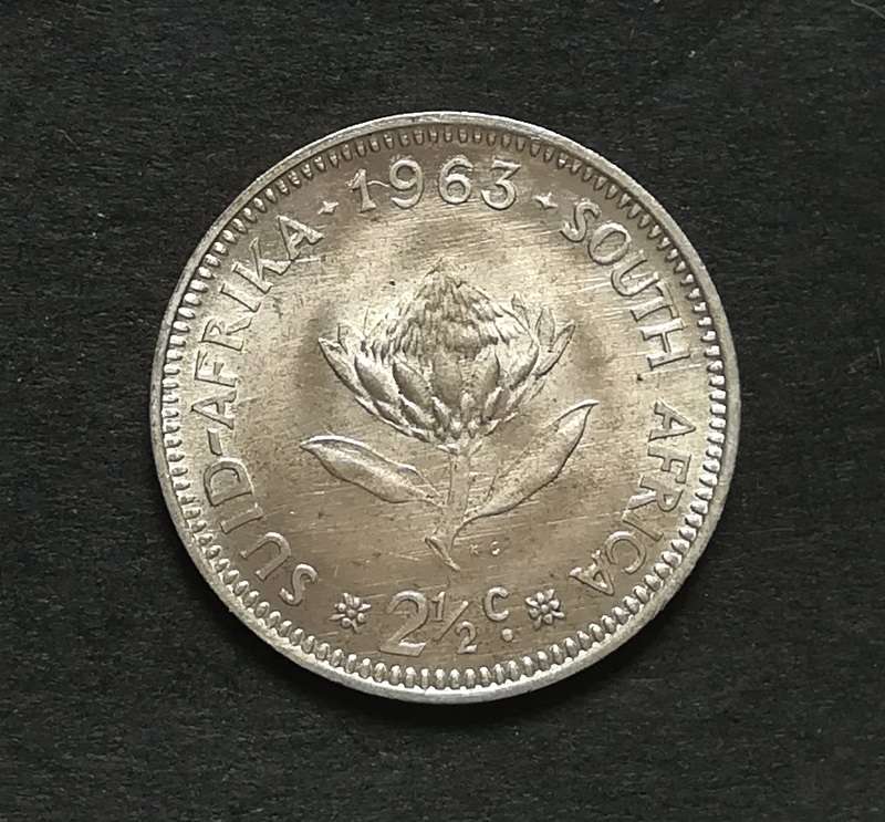 REPUBLIC 1963 2.5 CENTS *EXCELLENT*