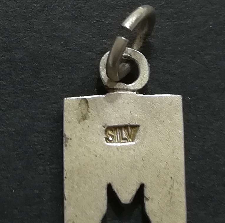 STERLING SILVER *CAT* PENDANT 10X35MM