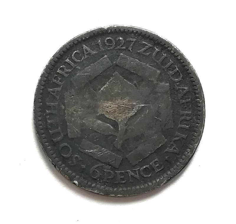 UNION 1927 6 PENCE