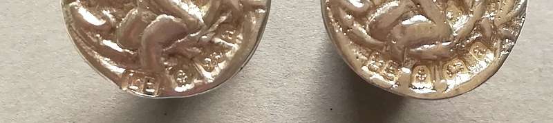 STERLING SILVER BIRMINGHAM 1900 *ANGEL* EARRINGS MAKER *L.E.* 16MM