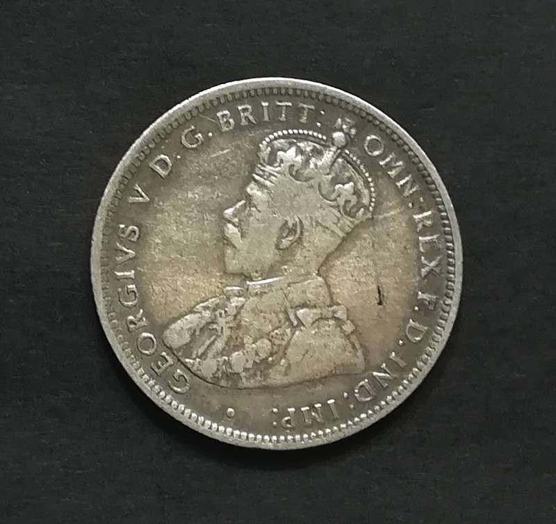 AUSTRALIA 1914 SILVER SHILLING