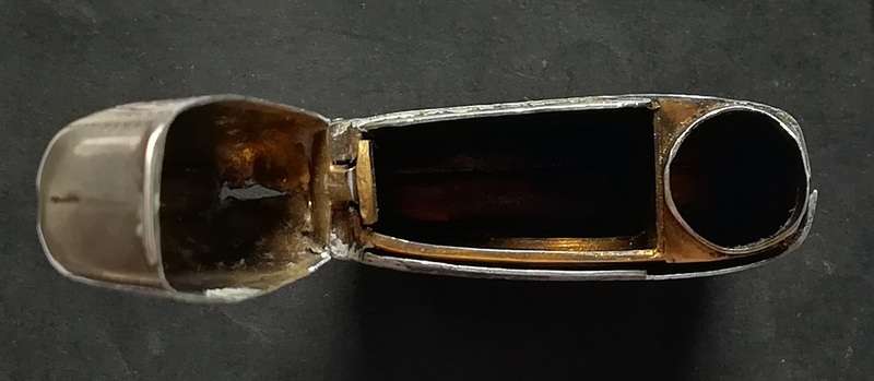 **RARE** BIRMINGHAM 1901 VESTA CASE/PHOTO FRAME?CHEROOT HOLDER COMBINATION 42X52MM 48.8 GRAMS