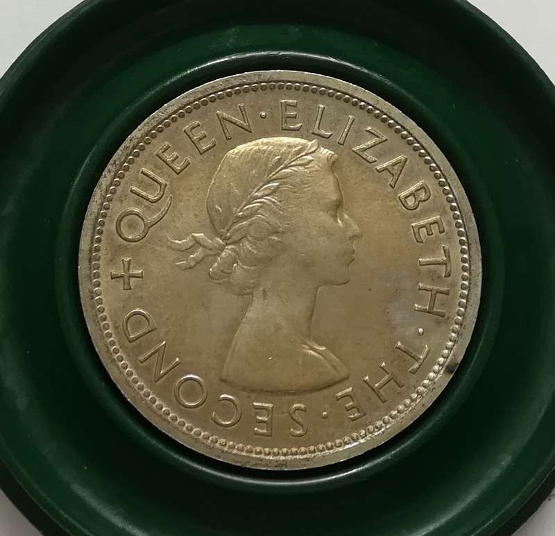 RHODESIA 1953 SILVER CROWN