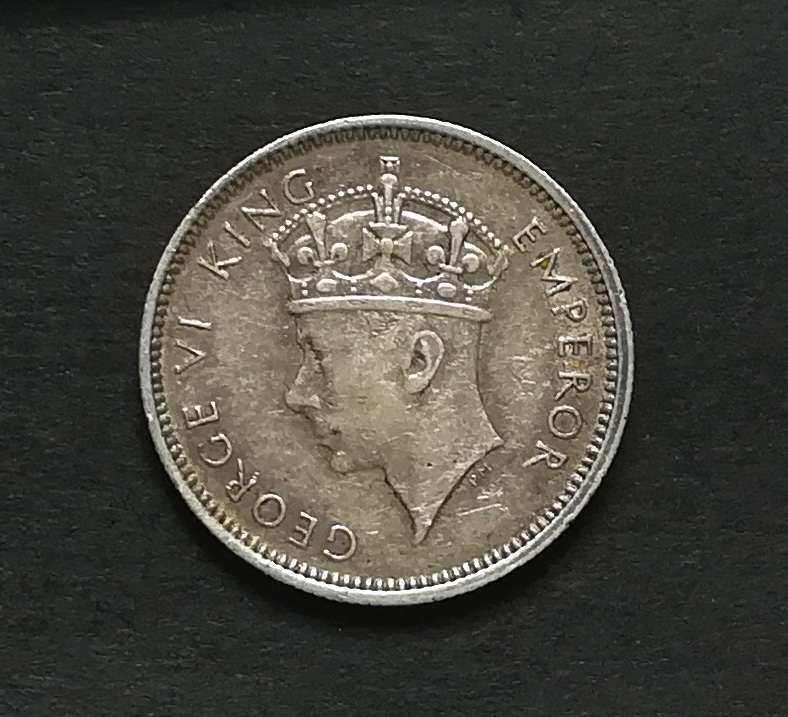 SOUTHERN RHODESIA 1937 SILVER 6 PENCE