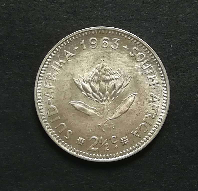 REPUBLIC 1963  2.5 CENTS *EXCELLENT*