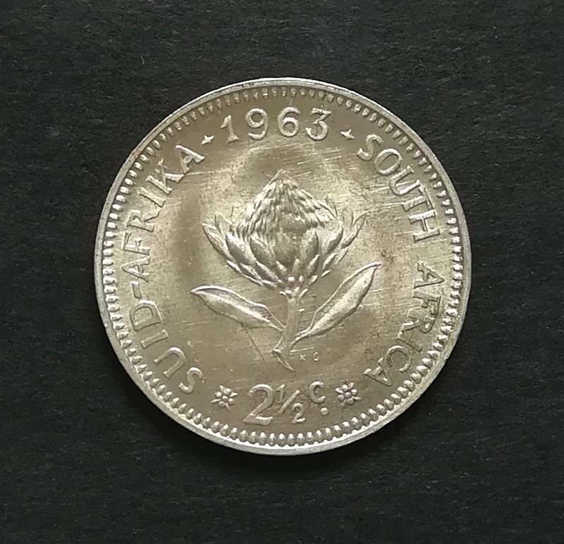 REPUBLIC 1963  2.5 CENTS *EXCELLENT*