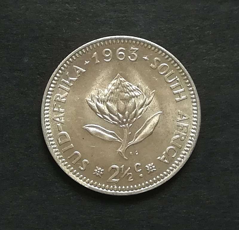 REPUBLIC 1963  2.5 CENTS *EXCELLENT*