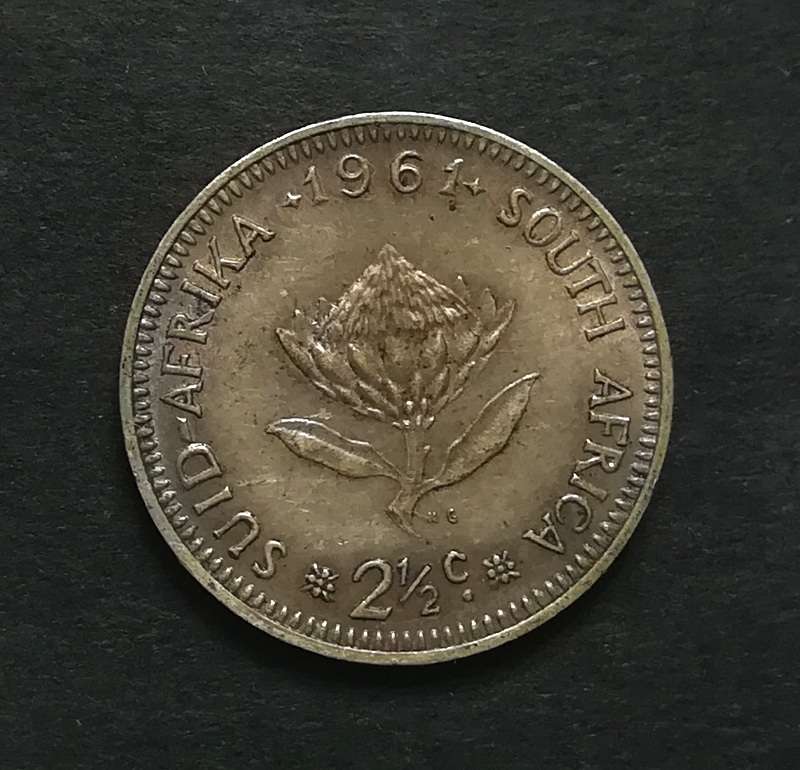 REPUBLIC 1961 2.5 CENTS