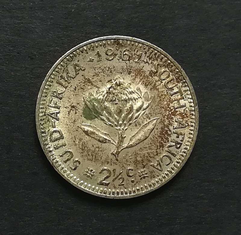 REPUBLIC 1961 2.5 CENTS