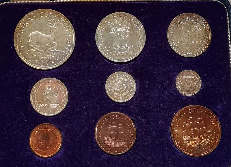 UNION 1957 PROOF SET S A M