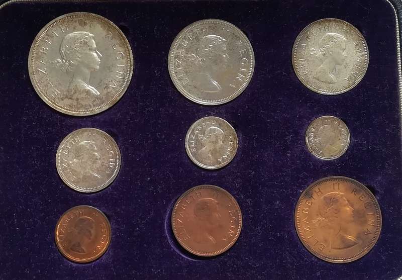 UNION 1957 PROOF SET S A M