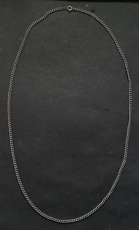 STERLING SILVER CHAIN 2X600MM 12 GRAMS