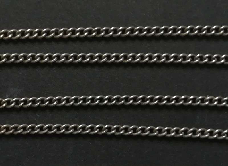 STERLING SILVER CHAIN 2X600MM 12 GRAMS