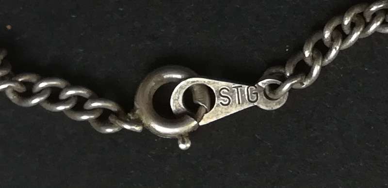 STERLING SILVER CHAIN 2X600MM 12 GRAMS