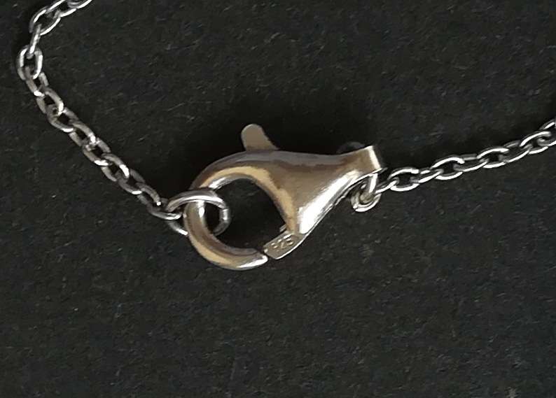 STERLING SILVER CHAIN 440MM 1.5 GRAMS