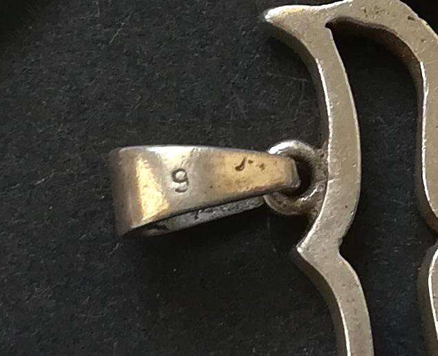 STERLING SILVER PENDANT 30X35MM 6.5 GRAMS