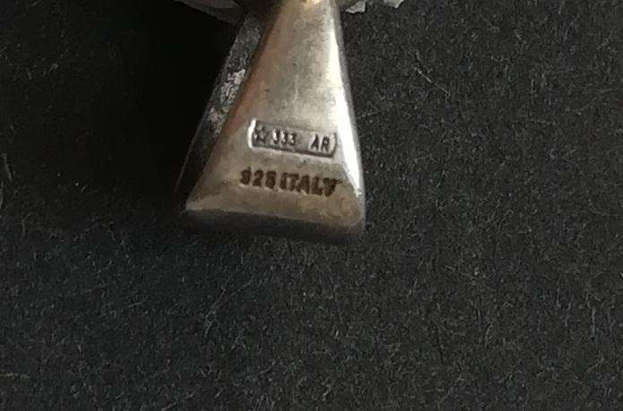 STERLING SILVER DOLPHIN PENDANT 20X30MM 4.6 GRAMS