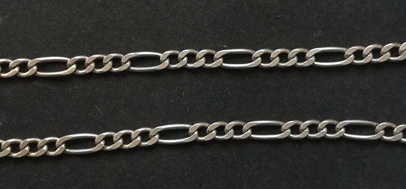 STERLING SILVER ITALY HAIN BRACELET 3X220MM 3.4 GRAMS