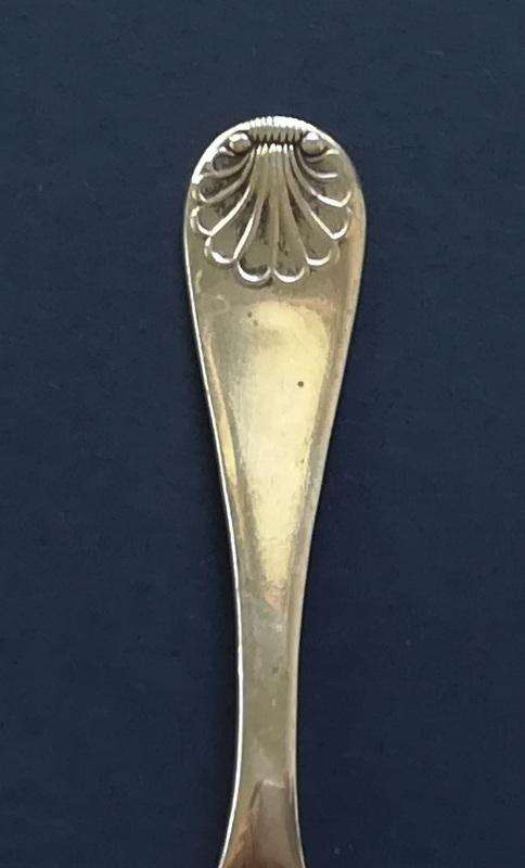 STERLING SILVER BIRMINGHAM 1947 CADDY SPOON 95X38X45MM 14 GRAMS