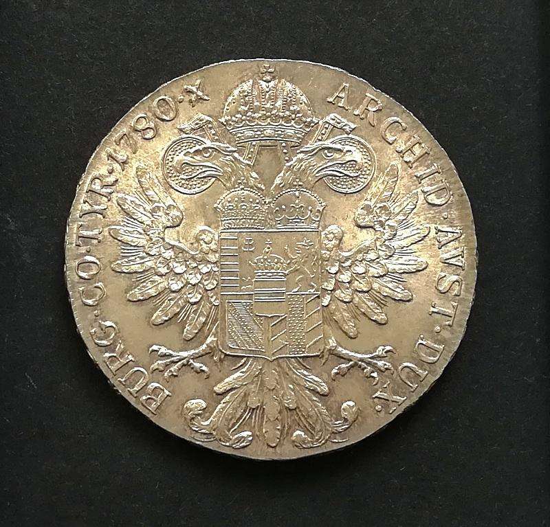 1780 AUSTRIA MARIA THERESA SILVER THAELER **EXCELLENT**