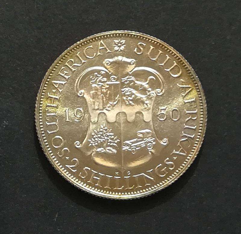 **RARE** UNION 1950 2 SHILLINGS *EXCELLENT*  **LOOK**