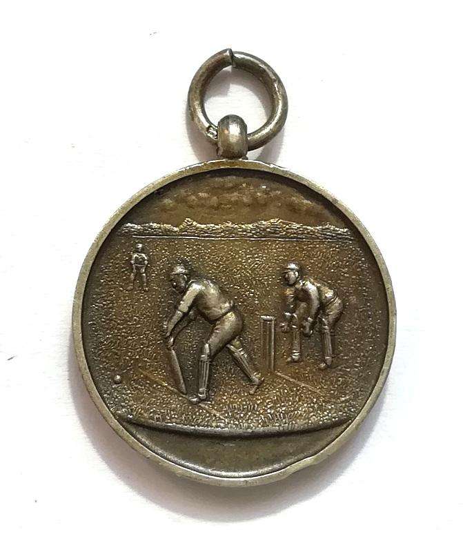 STERLING SILVER BIRMINGHAM 1909 RICKET FOB/MEDALLION 25MM 8.2 GRAMS
