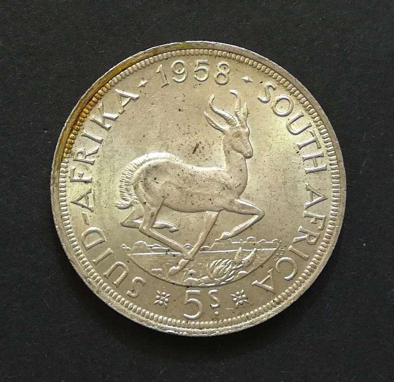 UNION 1958 5 SHILLINGS