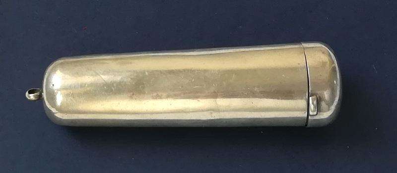 STERLING SILVER BIRMINGHAM 1900 HEROOT HOLDER 65MM 16 GRAMS